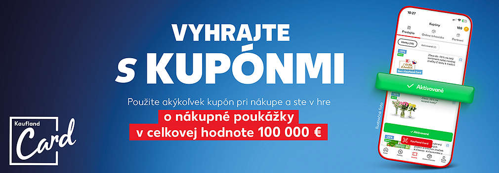 Letná súťaž s Kaufland Card o nákupné poukážky