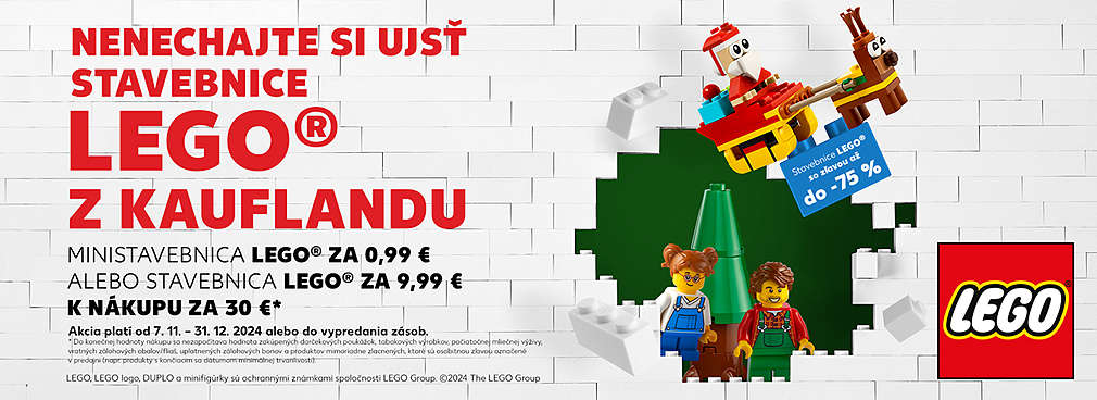 Lego vernostná akcia v Kauflande