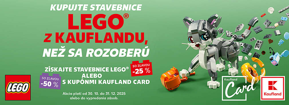 Lego vernostná akcia v Kauflande