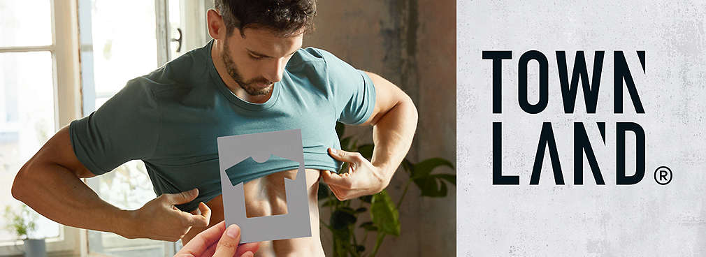 značka Townland - muž v triku