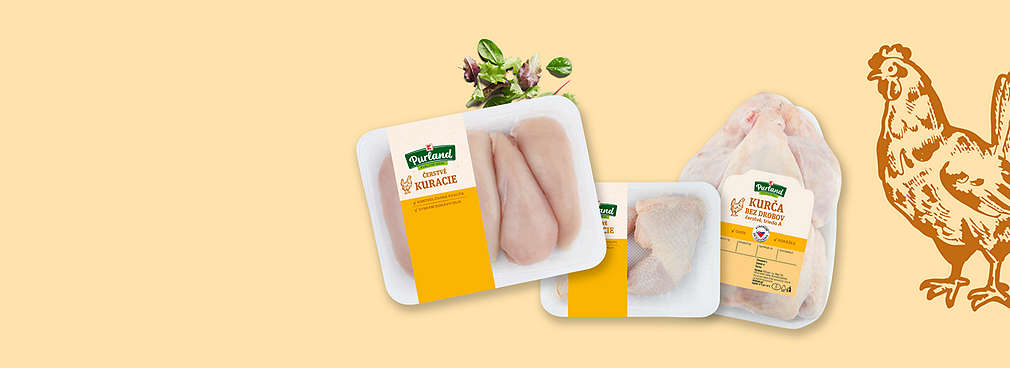 Kvalitné kuracie mäso.