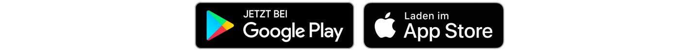 Laden im App Store; Jetzt bei Google Play