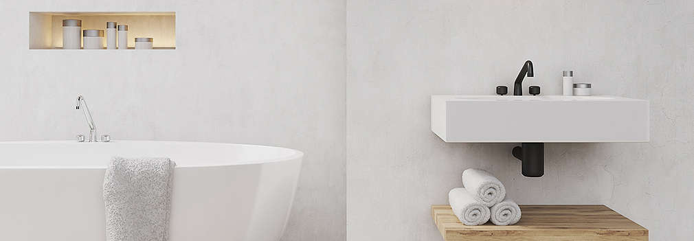 Изображение на красиво обзавеждане за баня