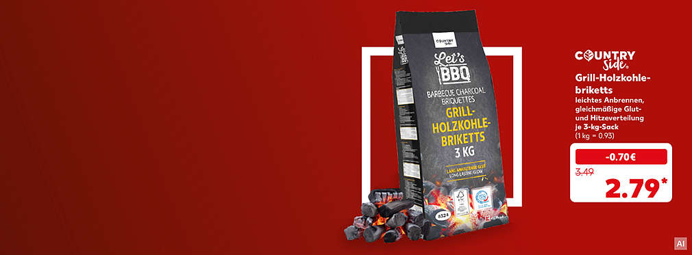 Deutschlands billigste Grillbriketts