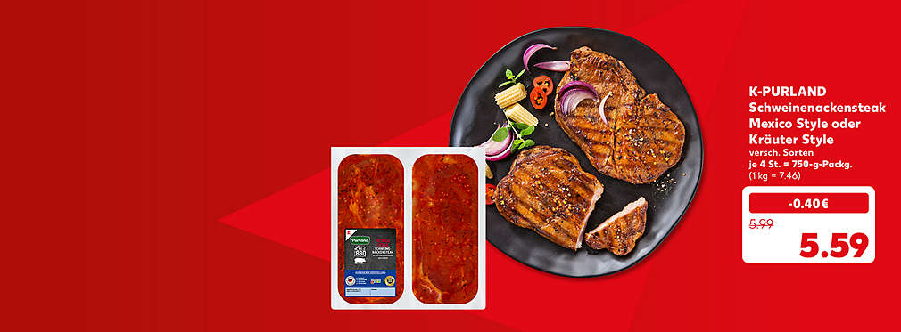 Bestes Fleisch zum Dauertiefpreis