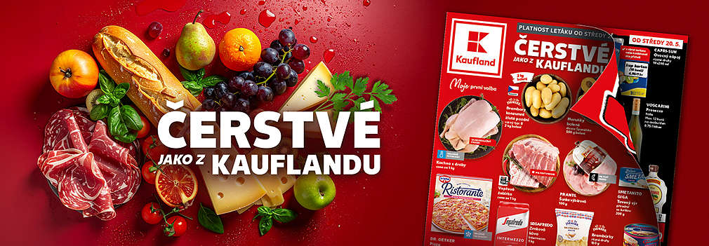 Akční leták Kauflandu platný od 20. 5. 2026 s tématem Čerstvé jako z Kauflandu