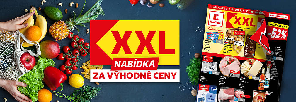 Akční leták Kaufland s tématem "Super značky za super ceny"