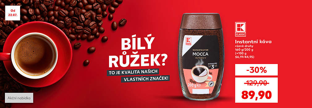 Super značky za super ceny: Instantní káva různé druhy 160 g/200 g