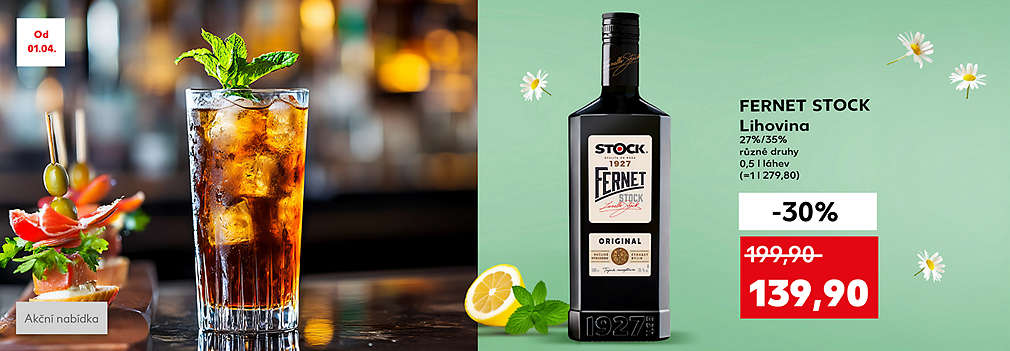 Fernet Stock Original 35% 0,5l SE SLEVOU -30 % ZA 139,90 Kč