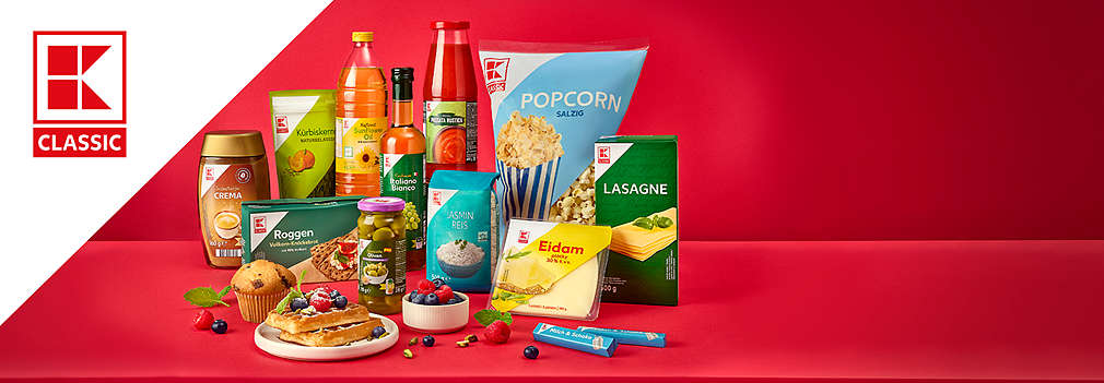 Potraviny K-Classic vhodné k vaření