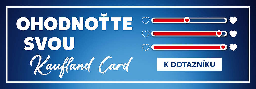 hodnocení Kaufland Card pomocí dotazníku