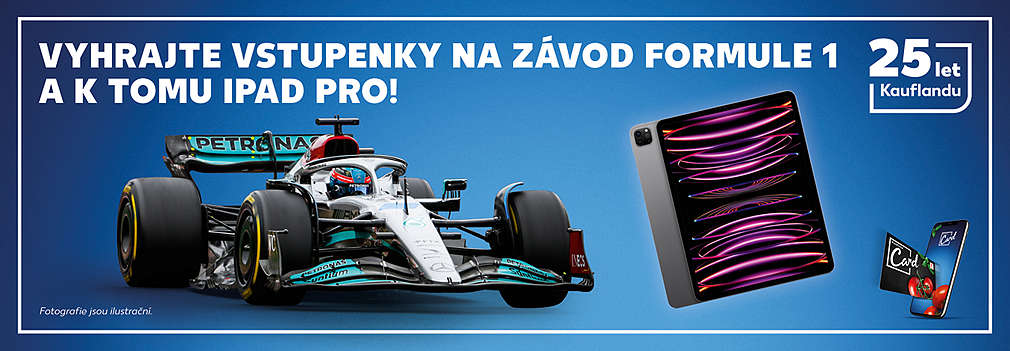 Kaufland Card, Formule 1, iPad Pro, soutěž