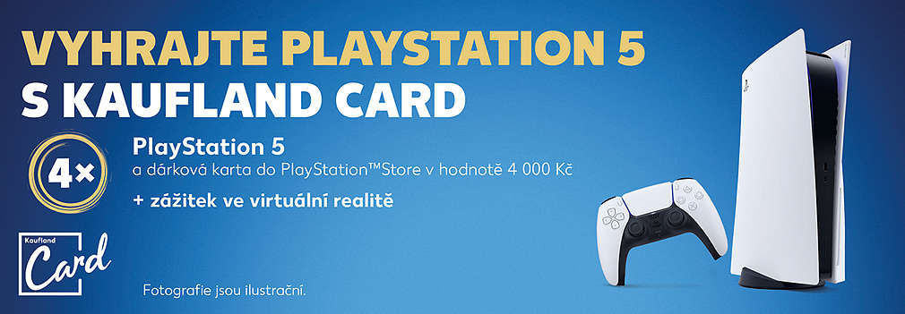 Soutěž s Kaufland Card o 4x PlayStation a zážitek ve virtuální realitě