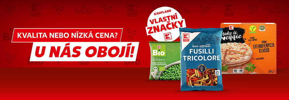 Kaufland vlastní značky, produkty K-Classic, K-Bio, K-take it veggie