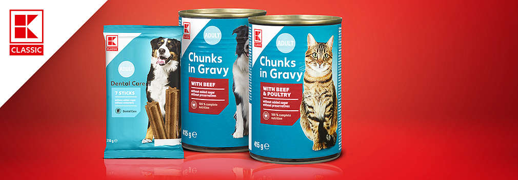 Różne artykuły K-Classic dla psów i kotów