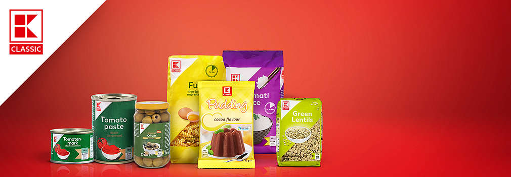 Rozličné produkty K-Classic na varenie