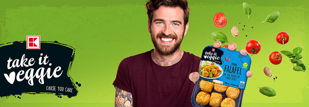 vybrané produkty značky K-take it veggie