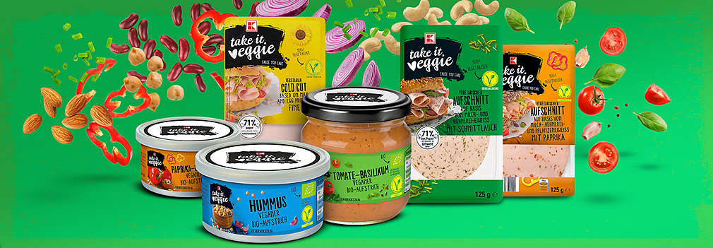 Pomazánky a alternativy uzenin od K-take it veggie.