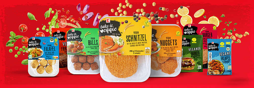 Velik izbor K-take it veggie mesnih proizvoda