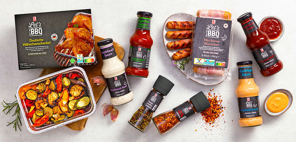 Verschiedene Produkte von LET'S BBQ