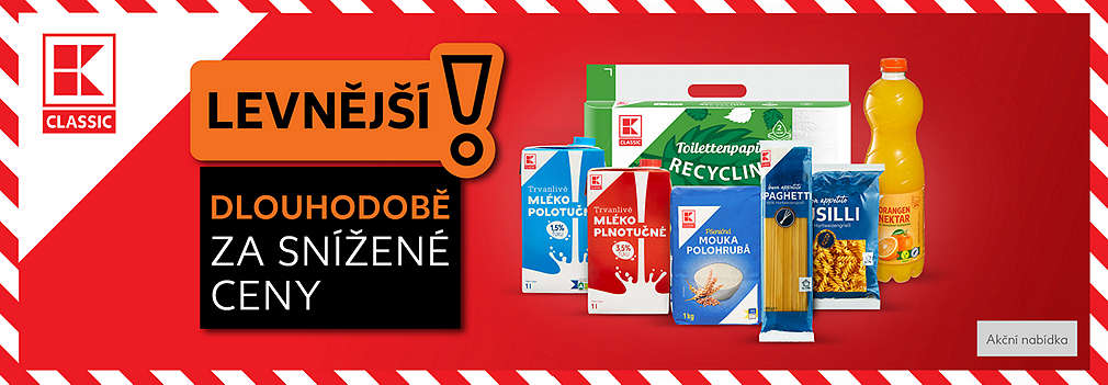 Dlouhodobě zlevněné produkty K-Classic