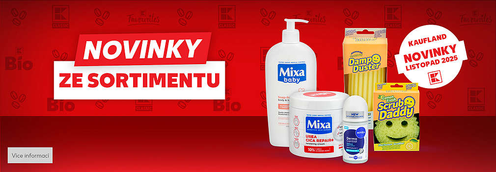 Novinky v sortimentu za listopad 2025