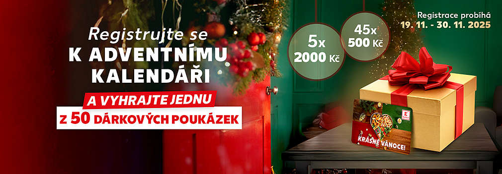 vizuál cen pro Adventní kalendář - dárku s mašlí