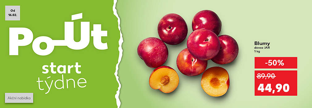 Start týdne: Blumy dovoz JAR 1 kg se slevou -50 % za 44,90 Kč (od 16. 2.)