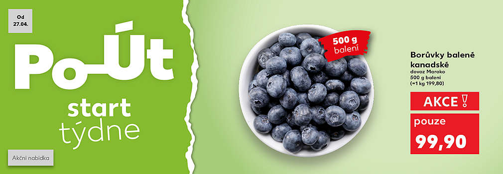 Start týdne: Borůvky