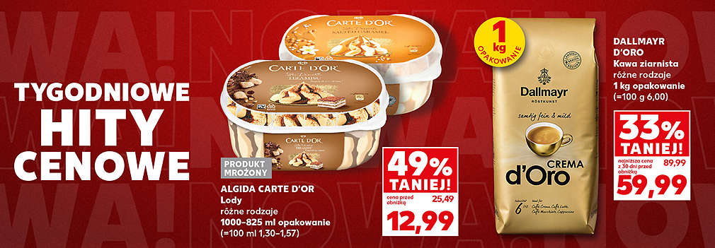 lody i kawa ziarnista