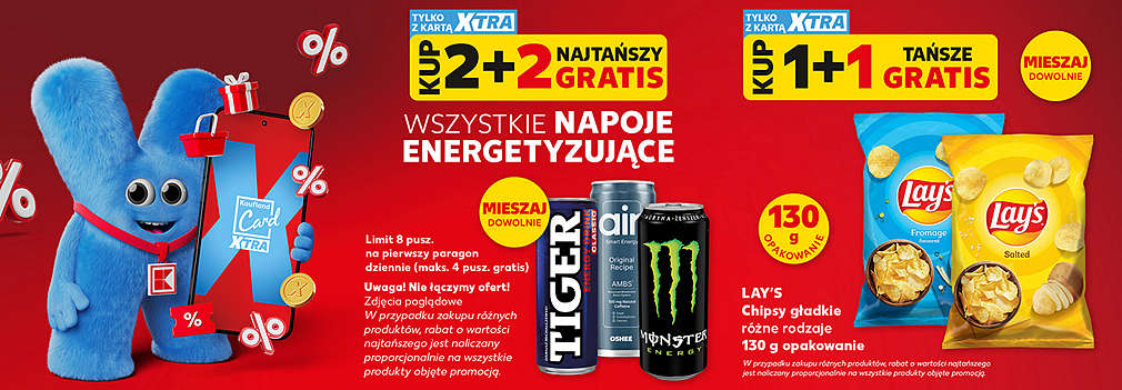 Najoje energetyzujące i chipsy