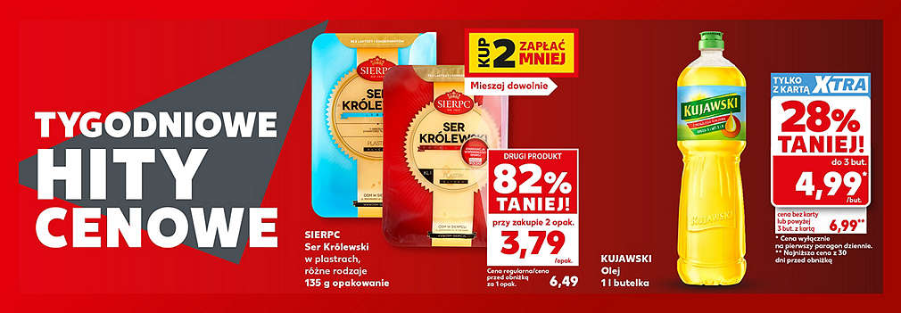ser zółty w plastrach pakowany i olej