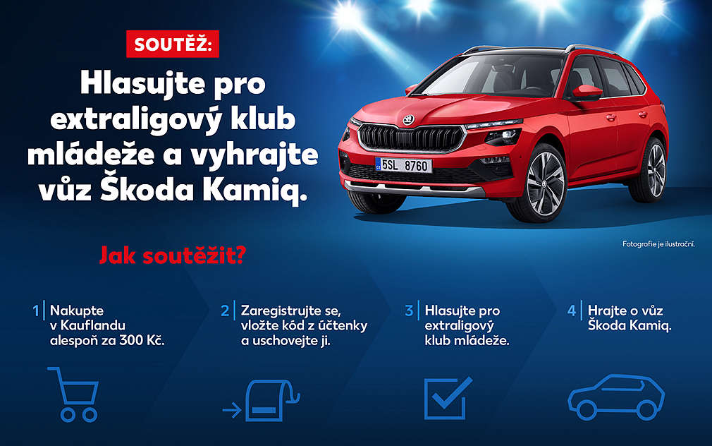 Hlasujte pro extraligový klub mládeže a vyhrajte vůz Škoda Kamiq