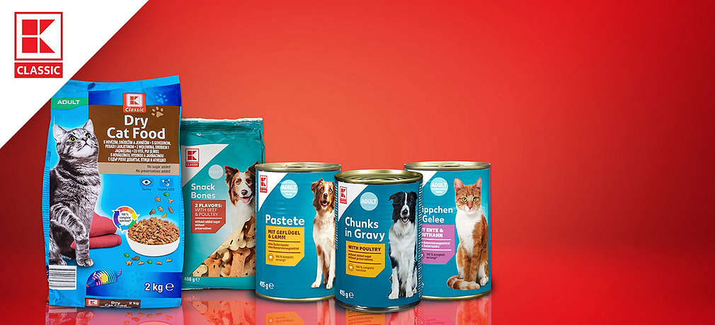 Изображение на храни за кучета и котки