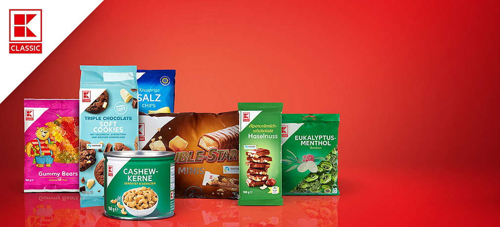 Различни видове сладки  исолени лакомства K-Claasic