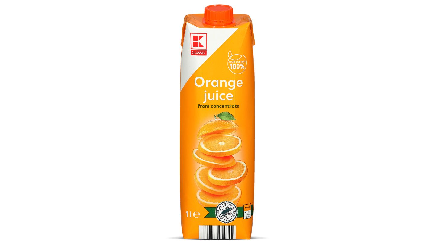 K-Classic pomerančový džus