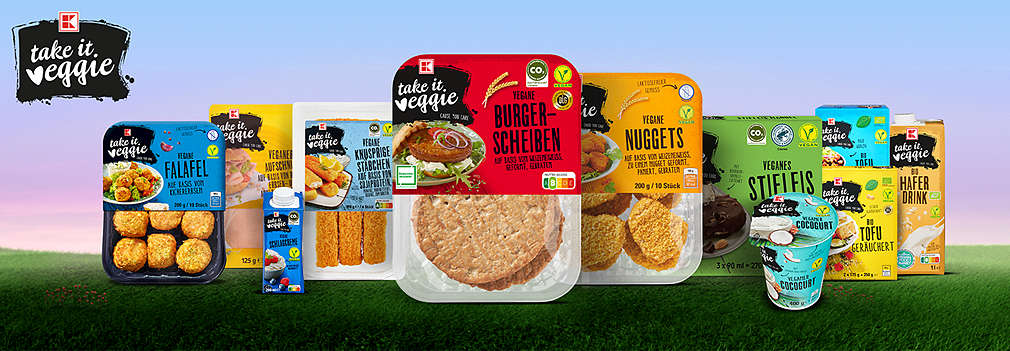 Изображение на селекция от продукти от собствената марка на Kaufland K-Take it veggie