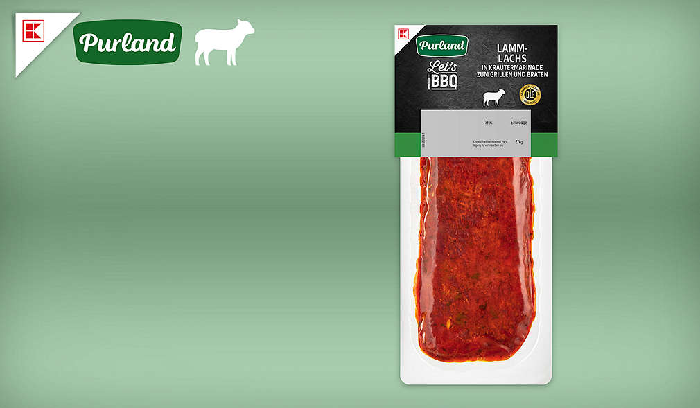 Verschiedene K-Purland Lamm-Produkte