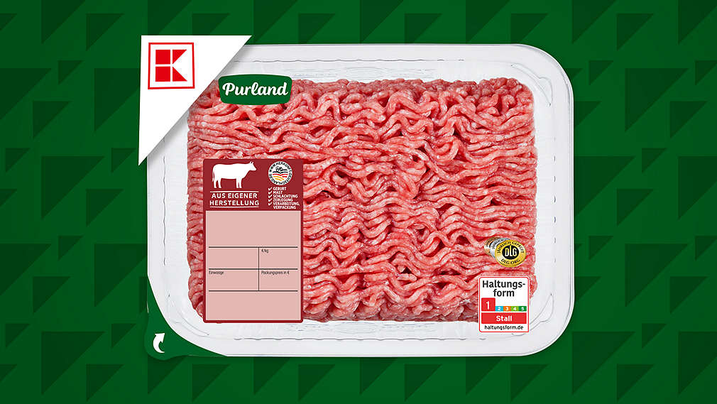 MAP-Verpackung, Mit Sicherheit gutes Fleisch, Störer: Längere Haltbarkeit, Höchste Produktsicherheit, Hygienisch verpackt, sauberer Transport