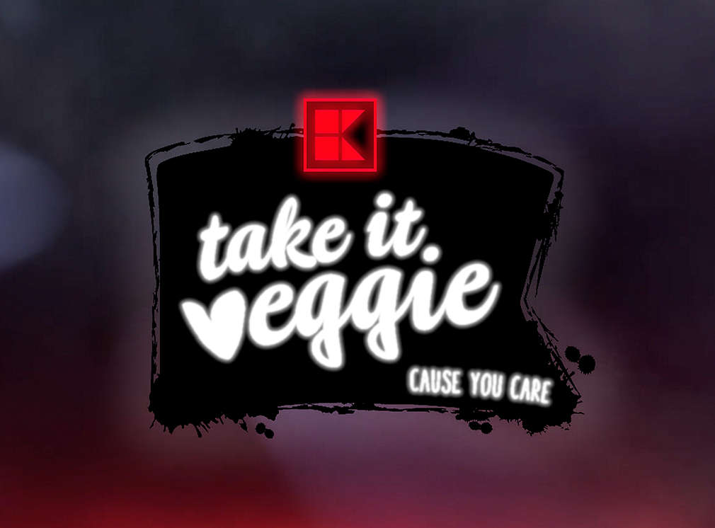 Изображение на логото на K-take it veggie, собствена марка вегетариански и веган пордукти на Kaufland