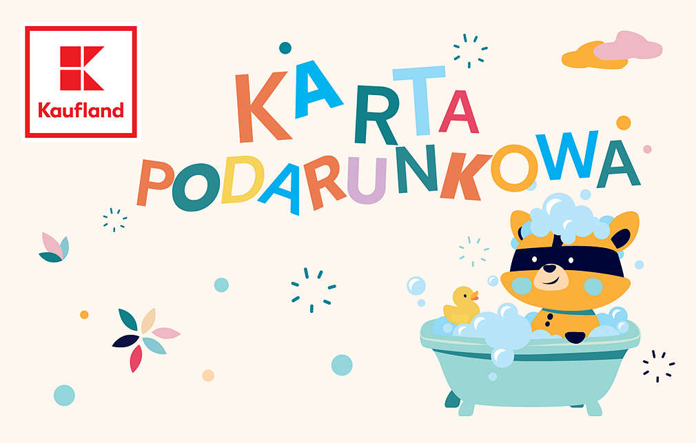 Karta podarunkowa Kaufland - motyw dziecięcy