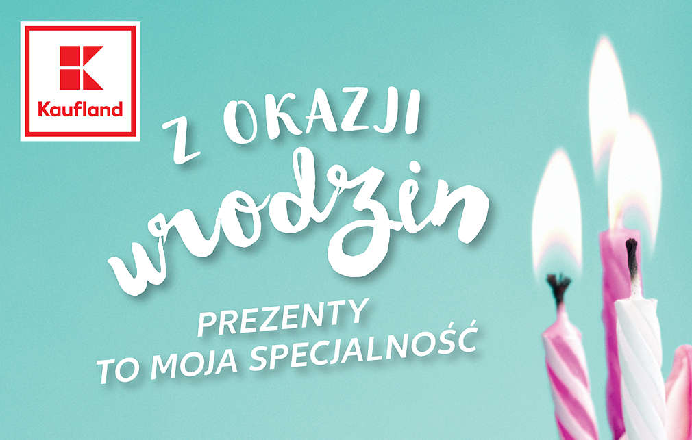 Karta podarunkowa Kaufland - urodziny