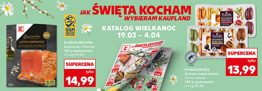 łosoś i makaroniki