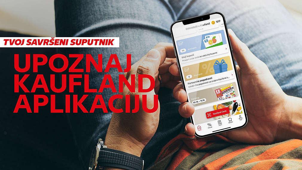 The perfect companion. Discover our Kaufland app.
