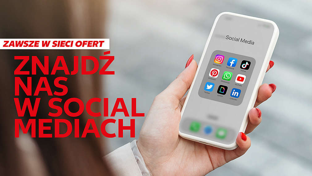 Telefon  z widocznymi ikonkami aplikacji mediów społecznościowych