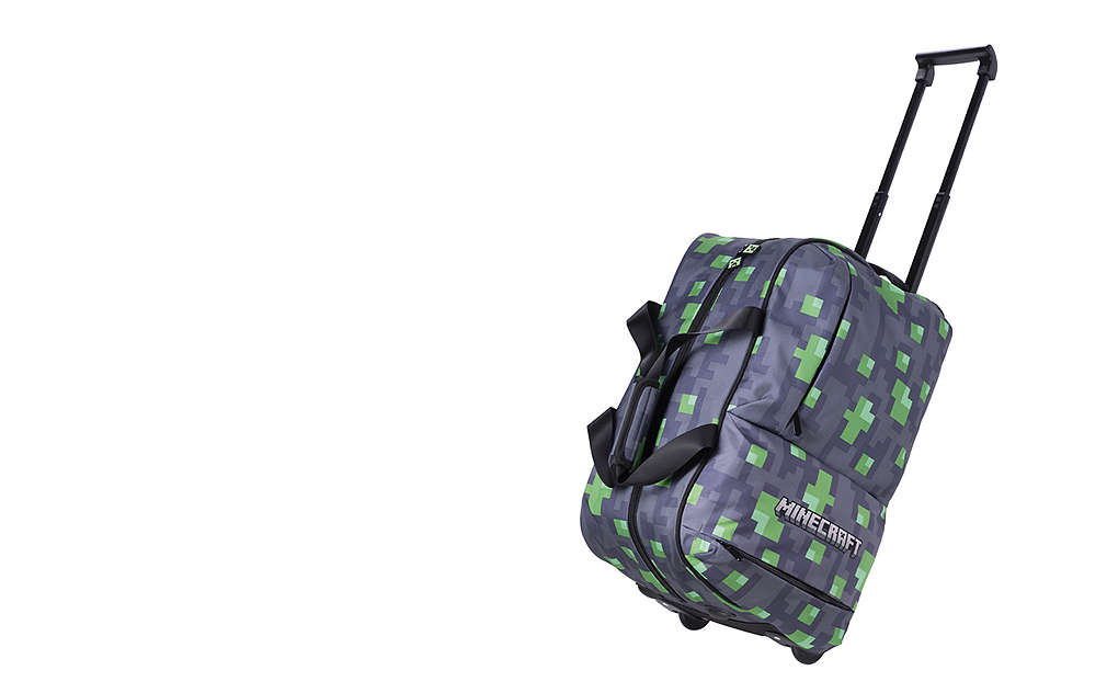 Taška na kolečkách s logem Minecraft