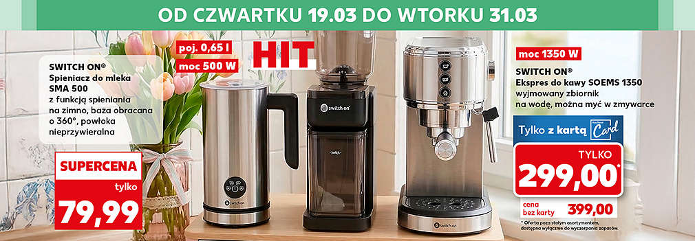 Ekspres , spieniacz i młynek do kawy