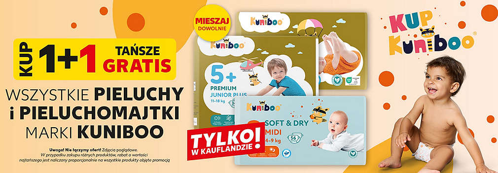 pampersy i pieluchomajtki Kuniboo