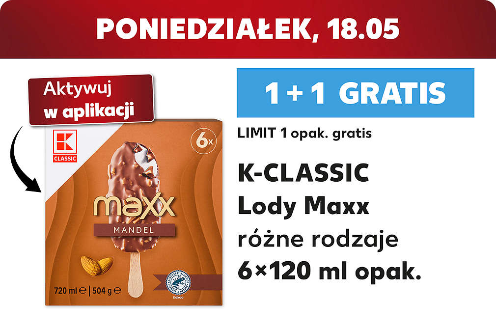 Kupon Codzienny Prezent z Kaufland Card XTRA na poniedziałek 18.05