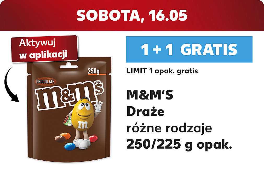 Kupon Codzienny Prezent z Kaufland Card XTRA na sobotę 16.05